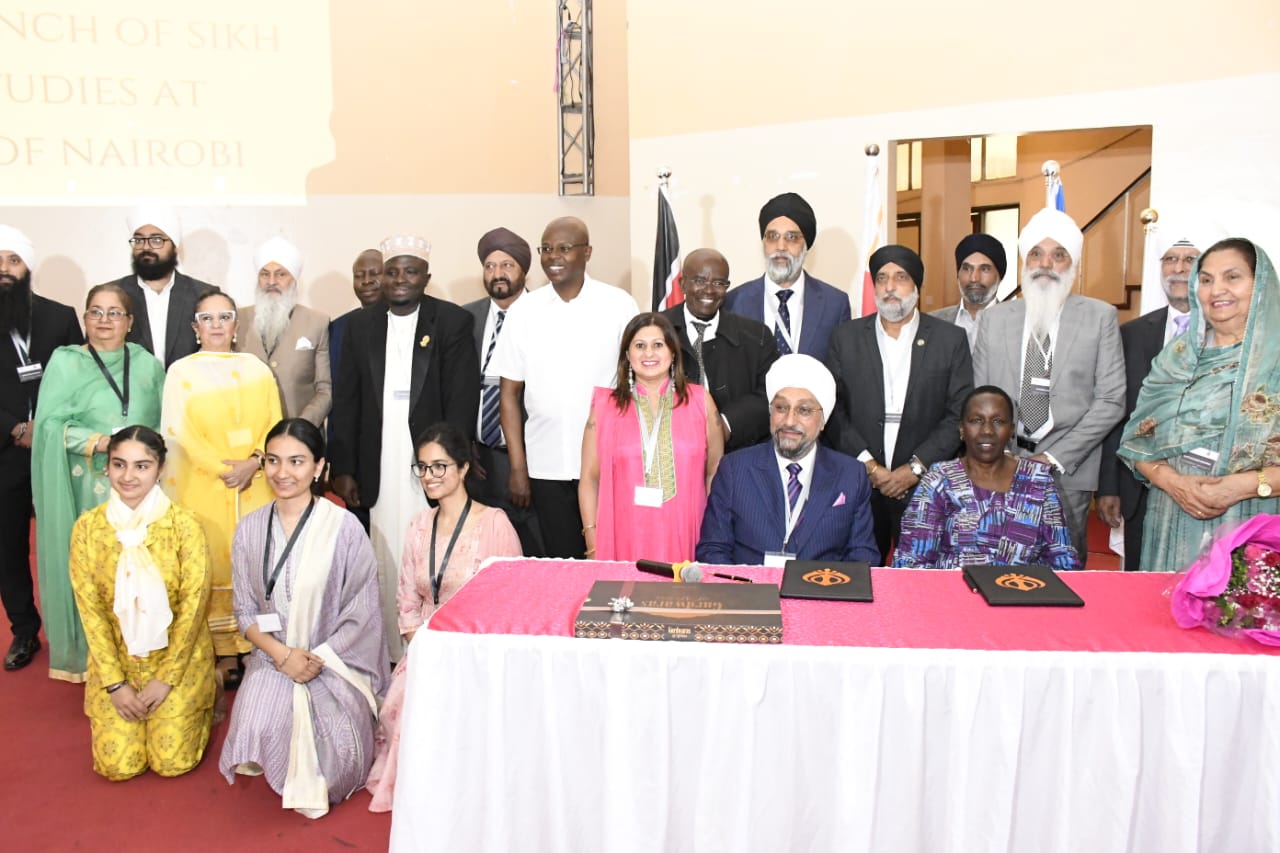 The University of Nairobi, in collaboration with the Sikh Council of Africa, through the Faculty of Arts and Social Sciences—Department of Philosophy and Religious Studies—held the Initial Launch of Collaboration on the Study of Sikh Dharam Studies at the iconic Taifa Hall today, February 21, 2025. This partnership marks a significant step in promoting the academic study of Sikhism at the university. The initiative was formalized through a Memorandum of Understanding (MoU) signed between the two organizatio