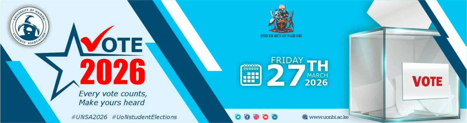 Every vote counts,Make yours heard