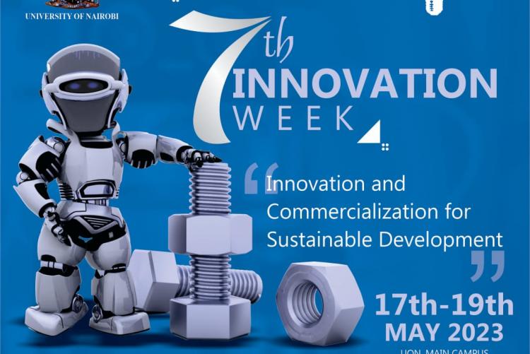 The University of Nairobi 7th Edition Innovation Week poster.