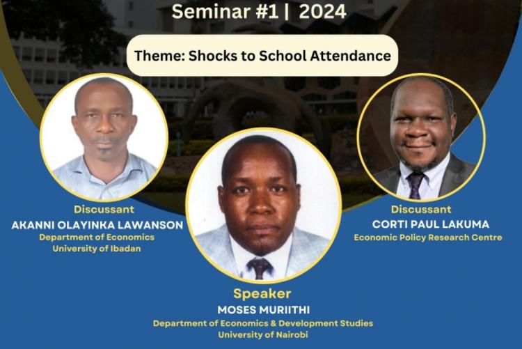  Online seminar Tittle: Shocks to School Attendance