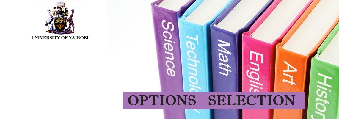 Options Selections