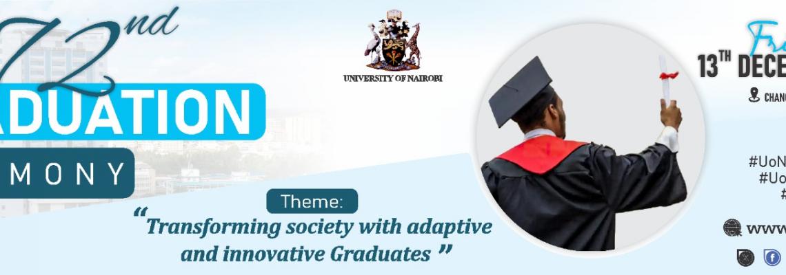 E-Banner for #UoN72graduation